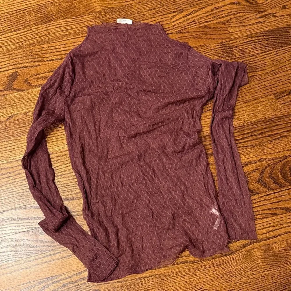 From The Start Mockneck Long Sleeve by Intimately at Free People in Red